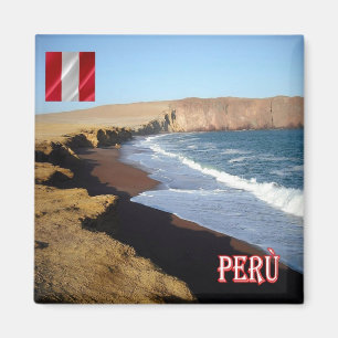 zPE017 PERU, Paracas Reserve, Amerika, Kühlschrank Magnet