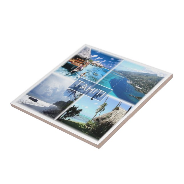 zPF003 TAHITI, Französisch-Polynesien, Ozeanien, Fliese (Seite)