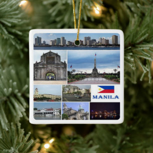 zPH003 MANILA Collage, Philippinen, Asien, Keramikornament