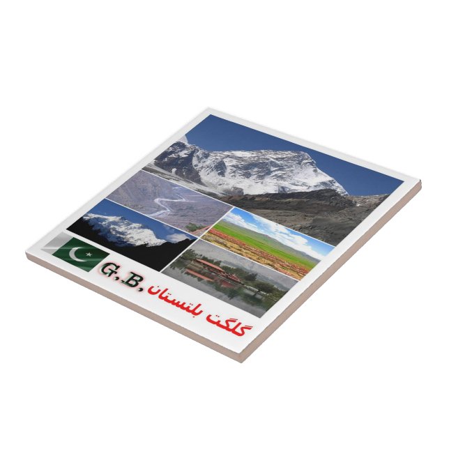zPK007 GILGIT-BALTISTAN, Pakistan, Fliese (Seite)