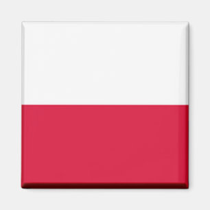 zPL001 POLNISCHE FLAGGE POLEN, Europa, Kühlschrank Magnet