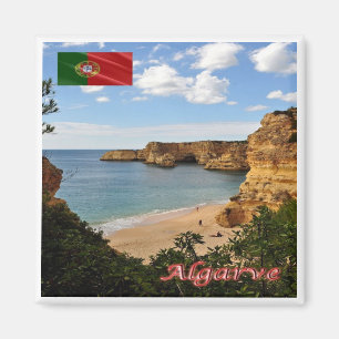 zPT027 ALGARVE Beach Marinha, Portugal, Kühlschran Magnet