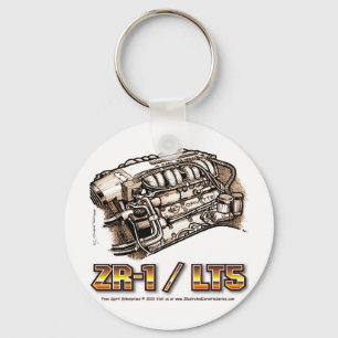 ZR1 LT5 Corvette Motor Schlüsselanhänger