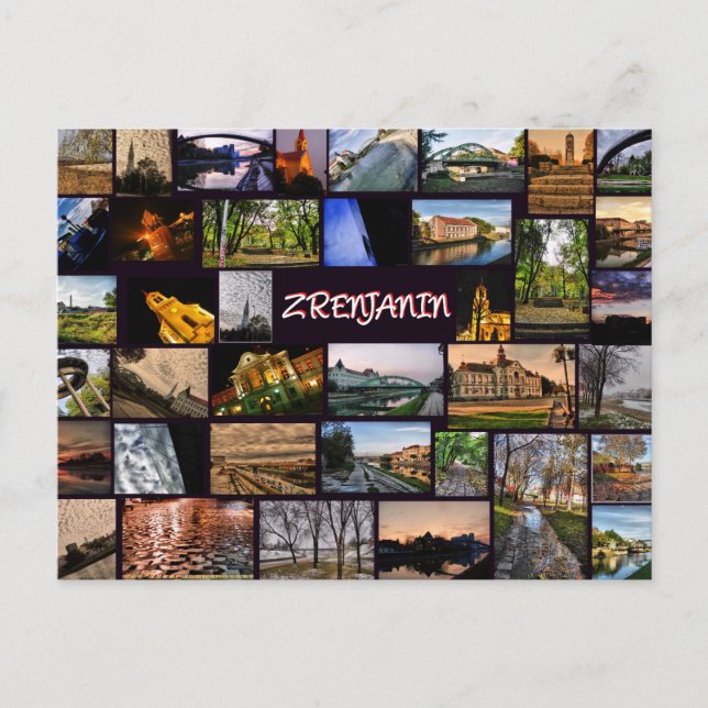 Zrenjanin Postkarte (Vorderseite)