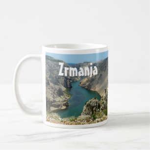 Zrmanja Canyon, Dalmatien, Kroatien Kaffeetasse