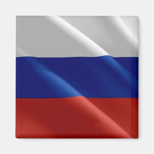 zRU002 RUSSISCHE Fahne schwenkend RUSSland, Kühlsc Magnet