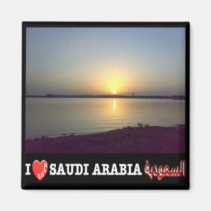 zSA003 i Liebe MARED, Saudi-Arabien, Kühlschrank Magnet