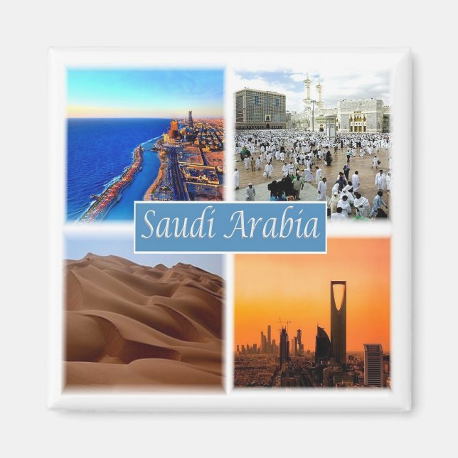 zSA010 SAUDI ARABIA, Asien, Kühlschrank Magnet (Vorne)