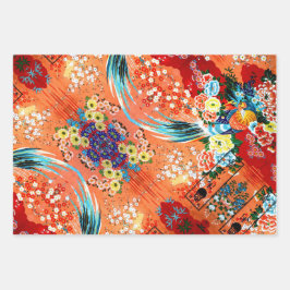 Zsa Zsa Paisley, Mah Jongg und Melange Geschenkpapier Set