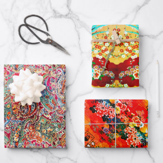 Zsa Zsa Paisley, Mah Jongg und Melange Geschenkpapier Set