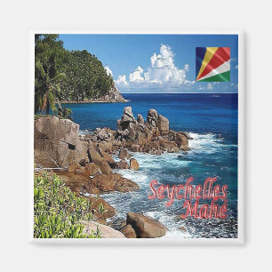 zSC011 MAHE', Seychellen, Afrika, Kühlschrank Magnet