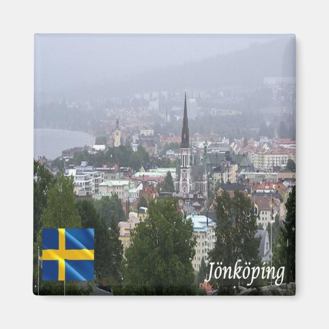 zSE014 JÖNKÖPING, Schweden, Europa, Kühlschrank Magnet (Vorne)