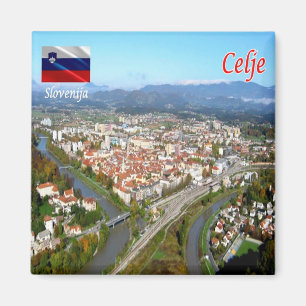 zSI014 CELJE, Slowenien, Europa, Kühlschrankmagnet