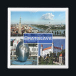 zSK003 BRATISLAVA, Slowakei, Europa, Kühlschrank Magnet<br><div class="desc">Hier finden Sie das Andenken Ihres Urlaubs. (zSK003 BRATISLAVA, Slowakei, Europa Kühlschrankmagnet). Erleben Sie Freunde und Verwandte mit den einzigartigen Souvenirs von Ihrer großartigen Reise. Probier uns! #LeoPepeDesign - Europa, Slowakische Republik, Grassalkowitsch, Panoramaschloss, Leopepedesign, Reise-Foto Tourismus, Geschenk-Andenken-Gadget-Kühlschrankmagnet, Collage Mosaik Potpourri.</div>