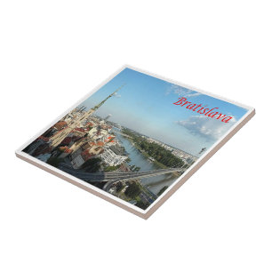 zSK006 BRATISLAVA, DANUBE, Slowakei, Europa, Fliese