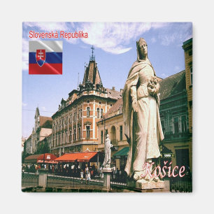 zSK011 KOŠICE, Slowakei, Europa, Kühlschrank Magnet