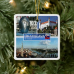 zSK013 BRATISLAVA, Slowakei, Europa, Keramikornament<br><div class="desc">Hier finden Sie das Andenken Ihres Urlaubs. Diese Kategorie enthält Kühlschrankmagnet von vielen Orten in der Slowakei - Bratislava - Brunnen Bratislava Mierove Namestie - Burg. Erstaunen Sie Freunde und Verwandte mit den einzigartigen Souvenirs von Ihrer großen Reise, versuchen Sie uns. - Brunnen bratislava mierove namestie, Burgpanorama, Europa Königreich der...</div>