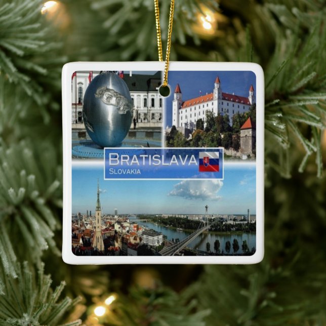 zSK013 BRATISLAVA, Slowakei, Europa, Keramikornament (Baum)