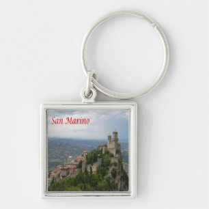 zSM007 MONTE TITANO Panorama, San Marino, Schlüsselanhänger