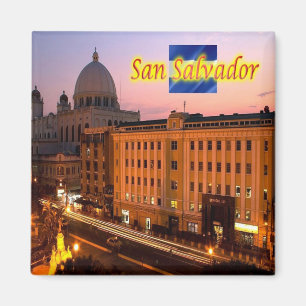 zSV006 SAN SALVADOR, Historisches Zentrum, Kühlsch Magnet