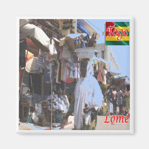zTG004 LOME' Togo, Africa, Fridge Magnet