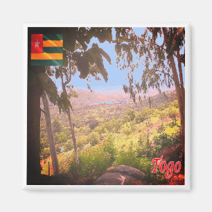 zTG007 TOGO, Region Kara, Afrika, Kühlschrank Magnet