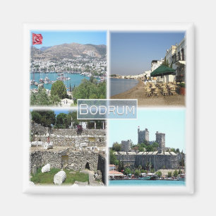 zTR005 BODRUM, Türkei, Europa, Kühlschrank Magnet