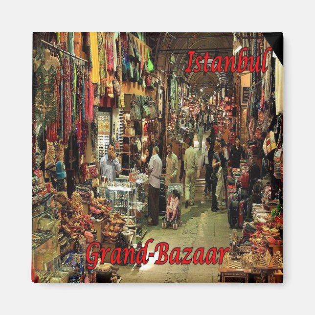 zTR014 ISTANBUL GRAND BAZAAR, Türkei, Kühlschrank Magnet (Vorne)