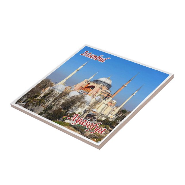 zTR018 BASILICA SAINT SOPHIA, Istanbul, Türkei Fliese (Seite)