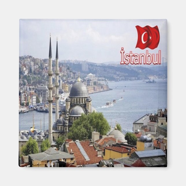 zTR020 ISTANBUL Panorama, Türkei, Europa, Kühlschr Magnet (Vorne)