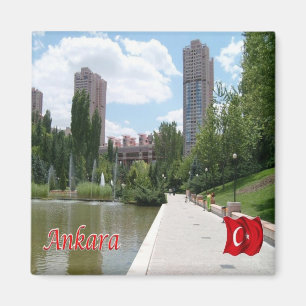 zTR021 ANKARA, Türkei, Europa, Kühlschrank Magnet