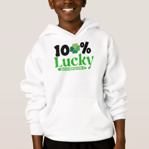Zu 100 Prozent Glücklicher St. Patrick’s Tag -6110 Hoodie