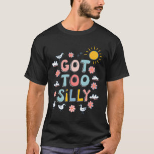 Zu Alberne Funny Meme Duck Gänse Lover 100 Tage T-Shirt