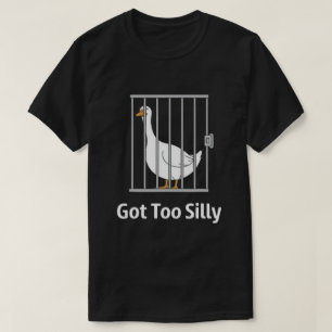 Zu Alberne Gänse im Käfig Spaß T-Shirt