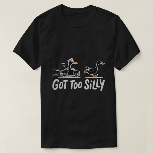 Zu Alberner Gänsepolizist-Spaß T-Shirt (Design vorne)