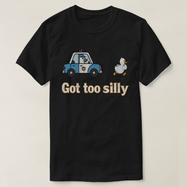 Zu albernes Gänsehaut-Spaß-Meme got T-Shirt (Design vorne)