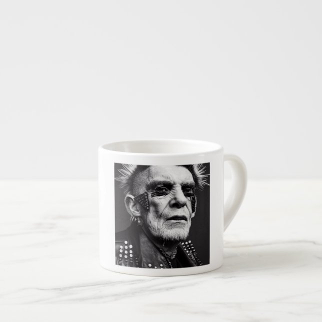 Zu alte Espresso-Tasse Espressotasse (Vorderseite Rechts)