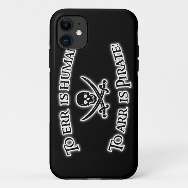 Zu Arr ist Pirat! Case-Mate iPhone Hülle (Rückseite)
