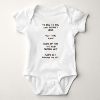 Zu Bett / Baby Jersey Bodysuit Baby Strampler