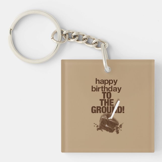 Zu Boden Schlüsselanhänger (Vorderseite)