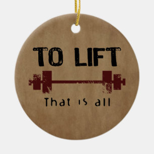 Zu Bodybuilding anheben Keramikornament
