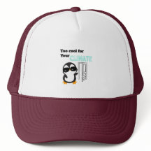 Zu cool für dein Klima Lustiger Pinguin