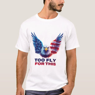 Zu cool für diesen patriotischen amerikanischen Ad T-Shirt