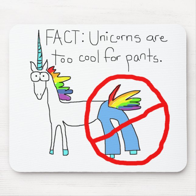 Zu cool für Hosen Mousepad (Vorne)