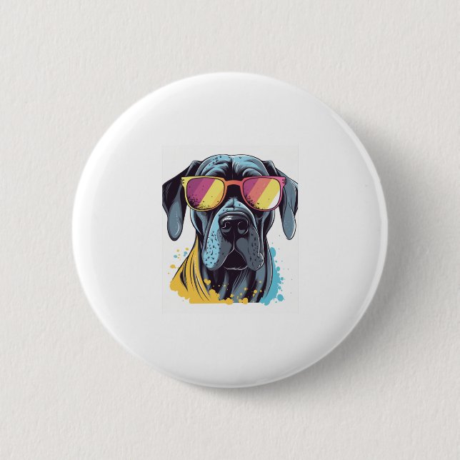 Zu cool für Hundstage  Button (Vorderseite)