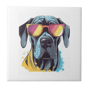 Zu cool für Hundstage Fliese