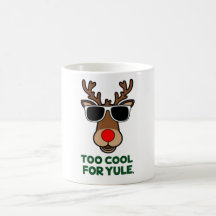 Zu Cool für Weihnachten Funny Christmas Rentier Ta