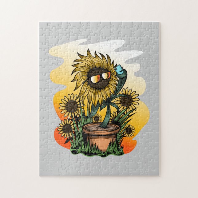Zu Coole Sonnenblume (Vertikal)