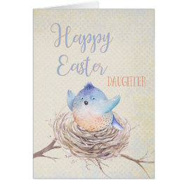 Zu Daughter: Happy Oaster Blue Bird in Nest