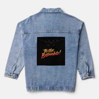 "Zu den Batmobile!" Jeansjacke